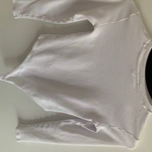 White long sleeve body suit
